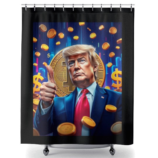 "Trump Digital" Shower Curtains