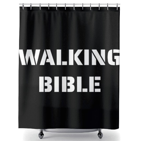 Walking Bible Collection Shower Curtains