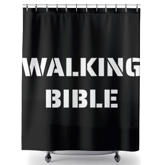 Walking Bible Collection Shower Curtains