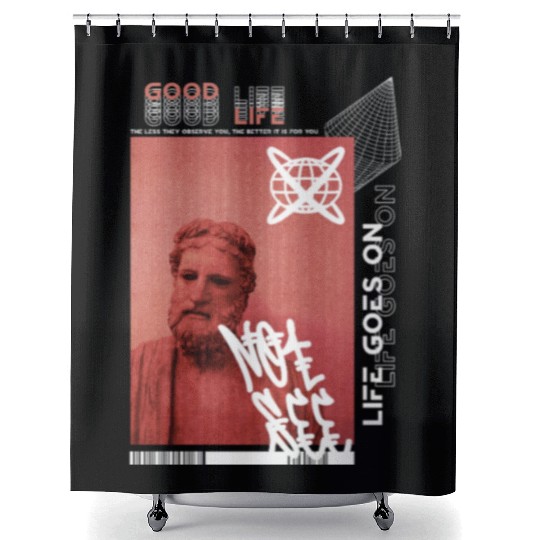 Not see Streetwear Style Shower Curtains