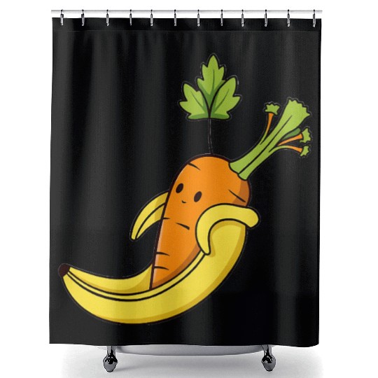 Carrot Shower Curtains