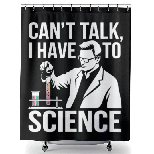 Science Laborant Laboratory Technicus Art Shower Curtains