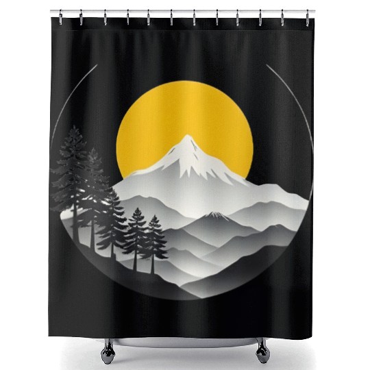 road trip Shower Curtains