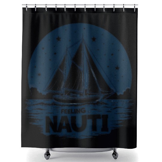 Nautical Night Shower Curtains