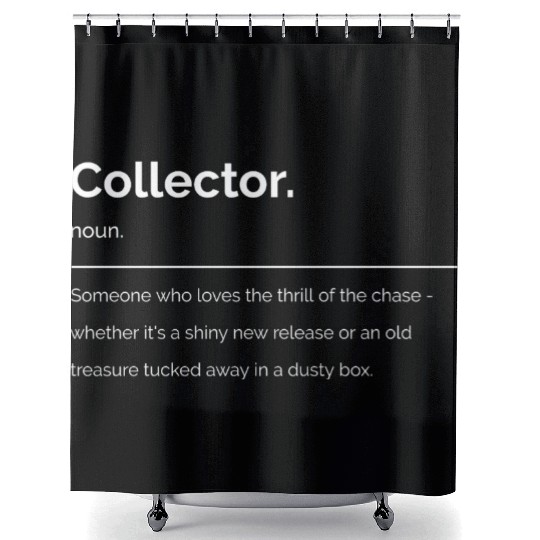 Sports Card Collector Definition Shower Curtains