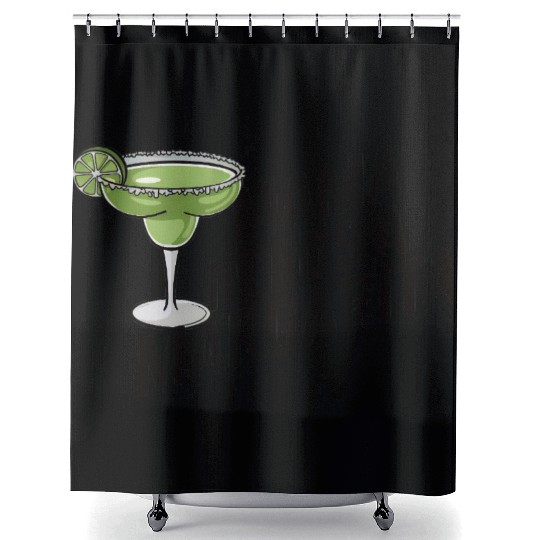 Mama needs a margarita Shower Curtains
