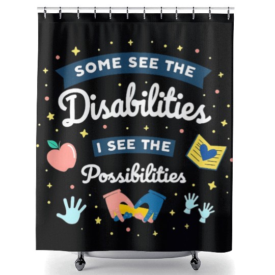 Inspirational Special Ed Teacher Gift Shower Curtains