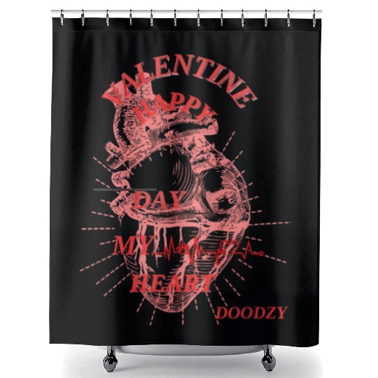 Valentine removebg preview Shower Curtains