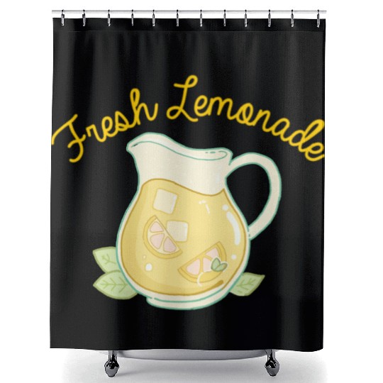 Fresh Lemonade Shower Curtains
