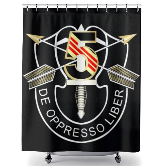 5th Special Forces Group De Oppresso Liber Design Shower Curtains
