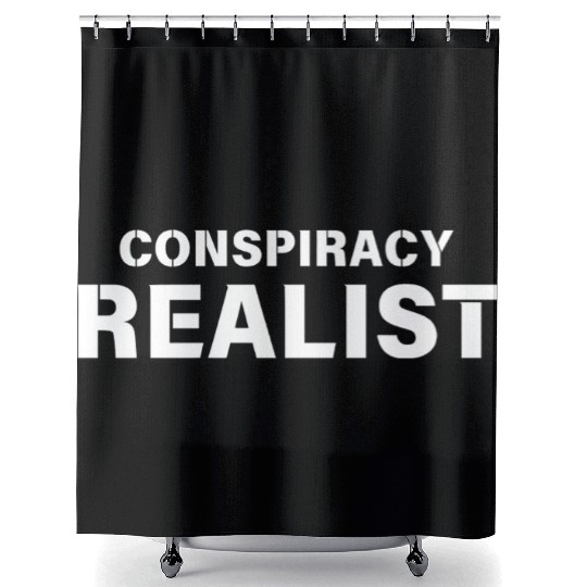 Conspiracy Realist Shower Curtains