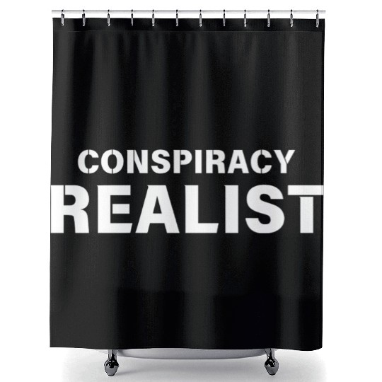 Conspiracy Realist Shower Curtains