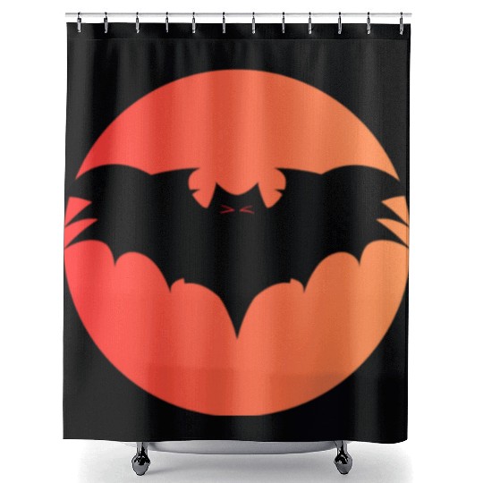 Bat Sun Shower Curtains