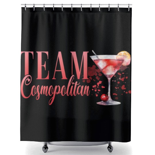 Cocktail Bartender Team Cosmopolitan Shower Curtains