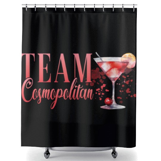 Cocktail Bartender Team Cosmopolitan Shower Curtains