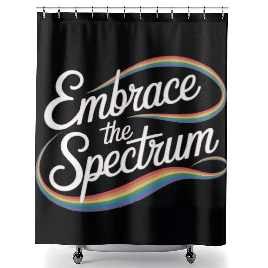 Embrace the Spectrum Shower Curtains