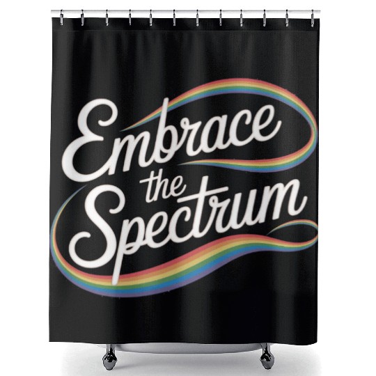 Embrace the Spectrum Shower Curtains
