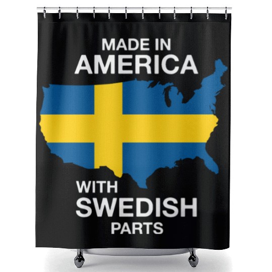 Made In America With Swedish Parts Shower Curtains