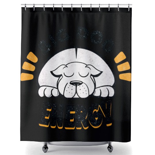 Big Dog Energy Shower Curtains