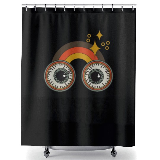 My Eyes On You Shower Curtains