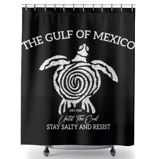 Tribal Sea Turtle of the of Mexico Shower Curtains