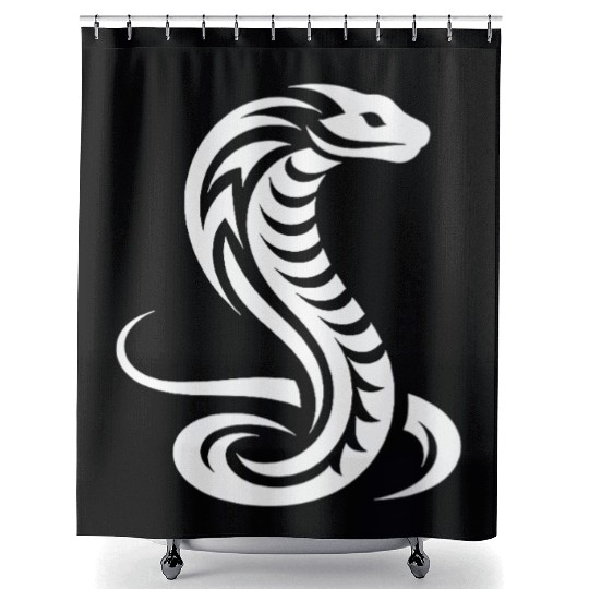 Cobra Schlange Eleganter T Tattoo Style Shower Curtains