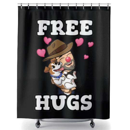 Free Hugs Shower Curtains