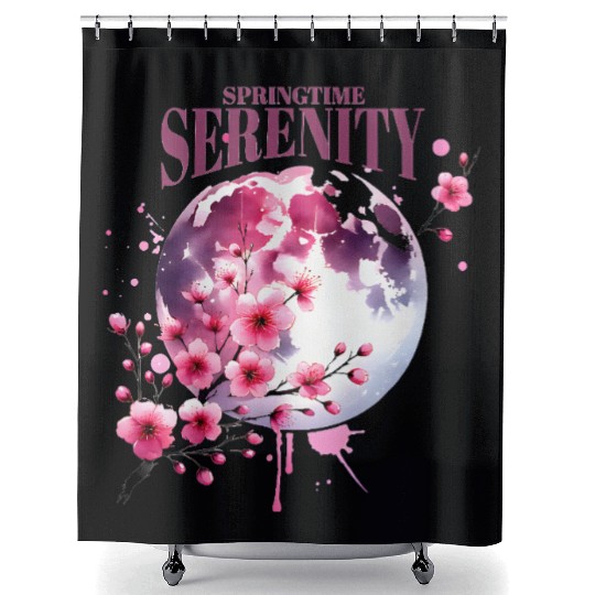 Springtime Serenity - Spring Design Shower Curtains