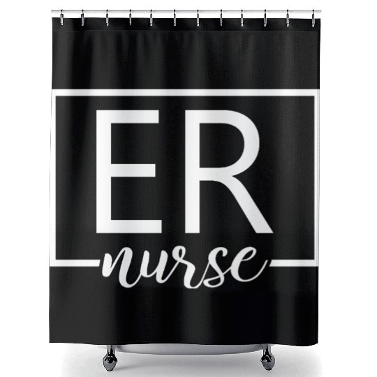 Er Nurse Emergency Room Nurse Shower Curtains