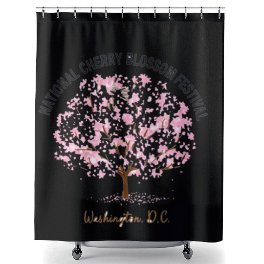 , National Cherry Blossom Festival Shower Curtains