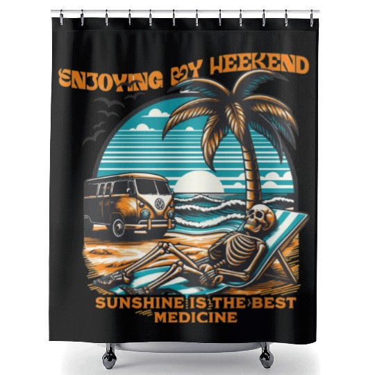 Summer|weekend|enjoying my weekend Shower Curtains