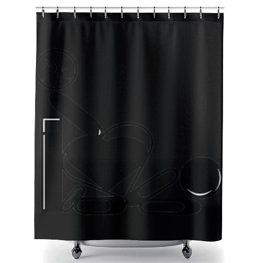 I Love Me Doing You – Abstract Graphic Design Shower Curtains