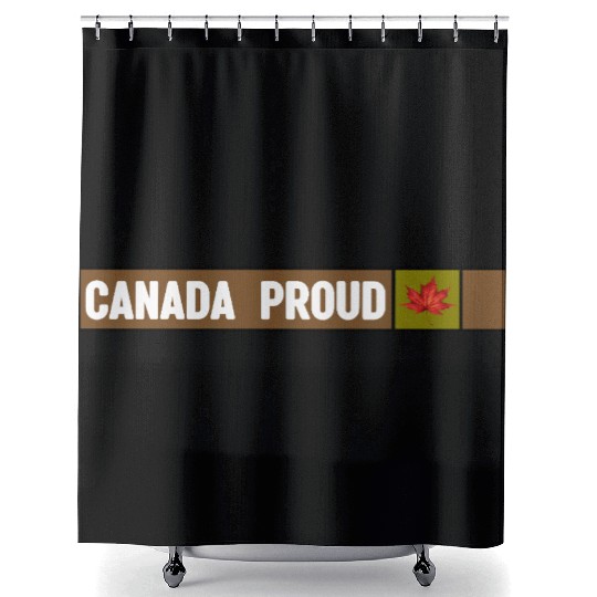 Canada Proud Camo Shower Curtains
