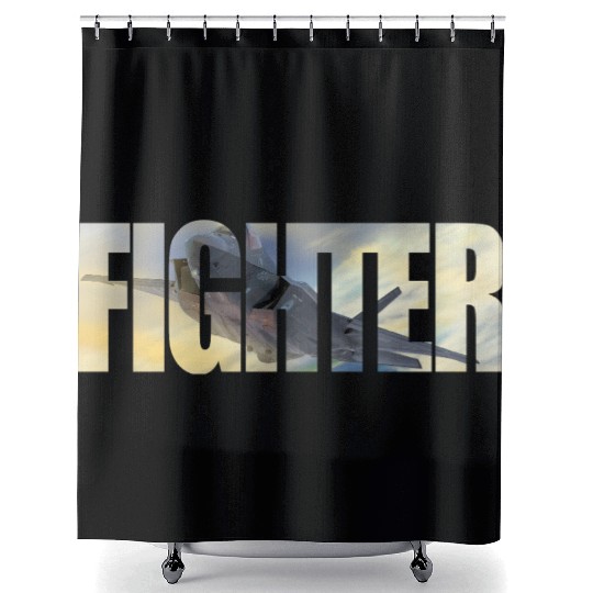 Fighter F-35 Lightning II Shower Curtains