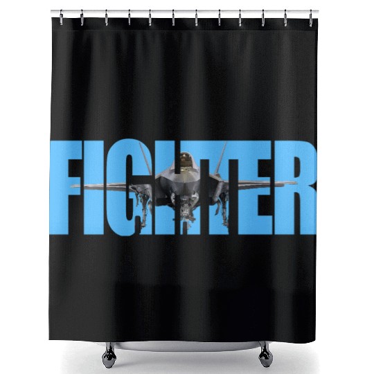 Fighter F-35 Lightning II Shower Curtains