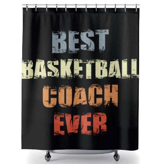 Basketball Coach Motivation Shower Curtains