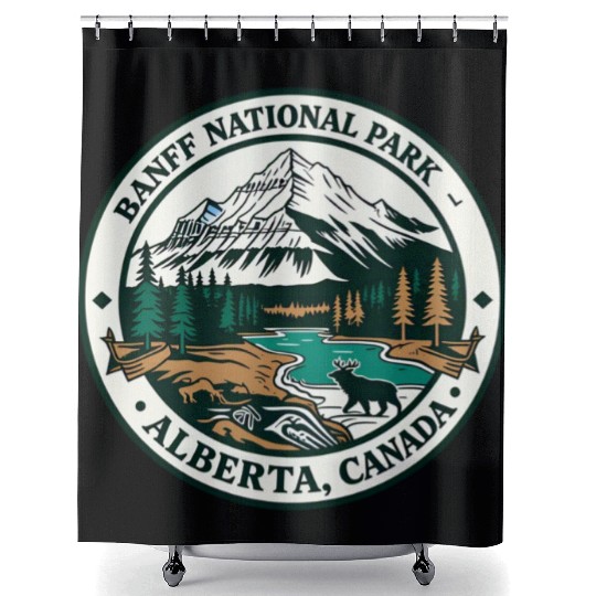 Banff National Park Alberta Canada Shower Curtains