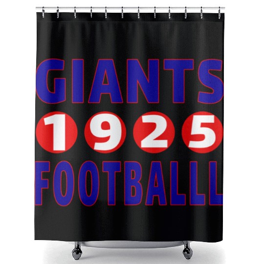 Giants Football 1925 Classic Shower Curtains