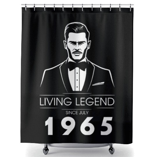 60th birthday Living Legend (GENT) since 07/1965 Shower Curtains