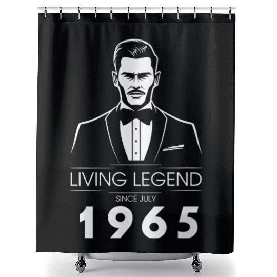 60th birthday Living Legend (GENT) since 07/1965 Shower Curtains