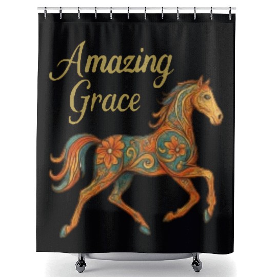 Amazing grace Shower Curtains