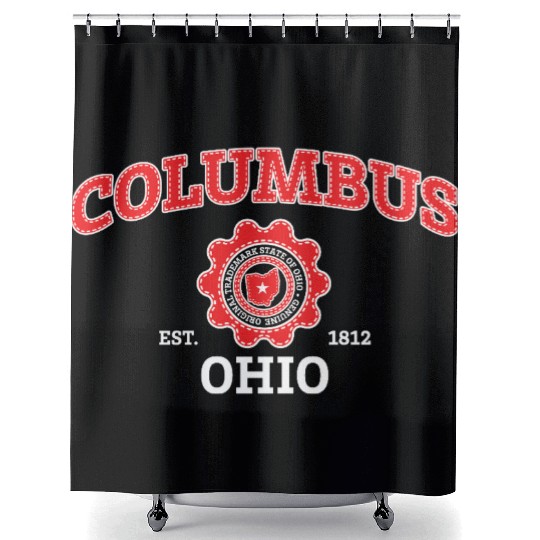 Columbus Ohio Pride - Hometown Ohio Shower Curtains