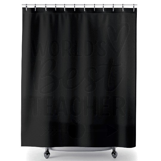 Worlds Best Teacher Shower Curtains