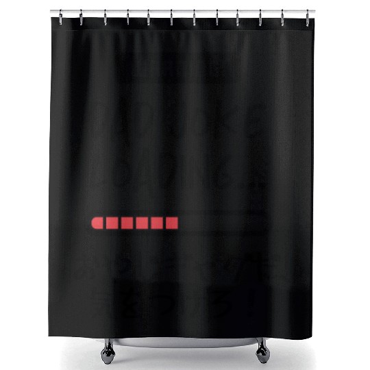Dad Joke Loading Warning Shower Curtains