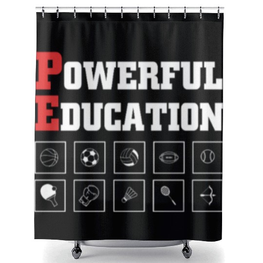 Physical Education Teacher PE Coach Shower Curtains