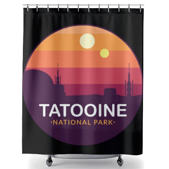 Tatooine National Park Shower Curtains