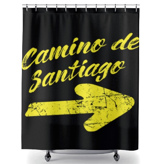 Way of St. James Camino de Santiago Shower Curtains