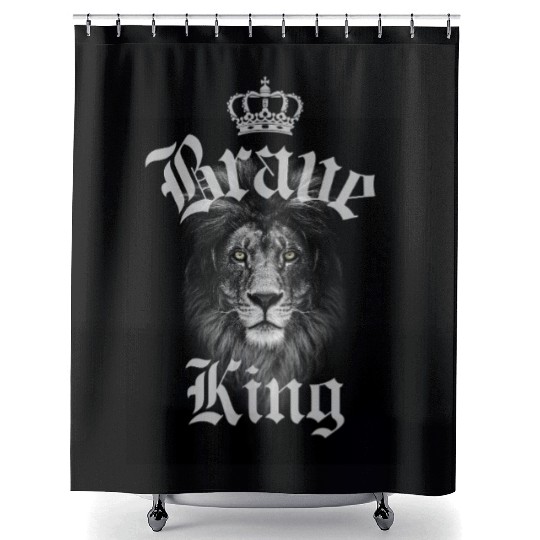 Majestic Lion King Shower Curtains