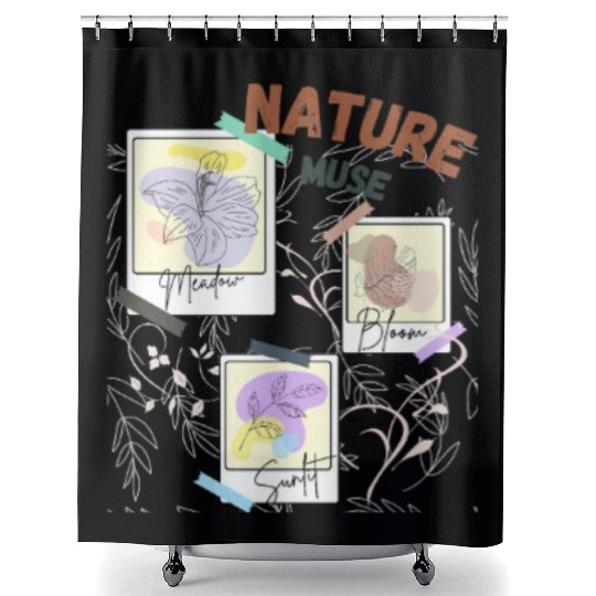 Spring Blossom Nature Shower Curtains for Girls – Fresh &