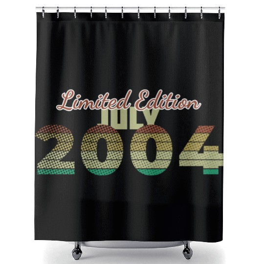 21st birthday Limited Edition SCR 07/2004 Shower Curtains